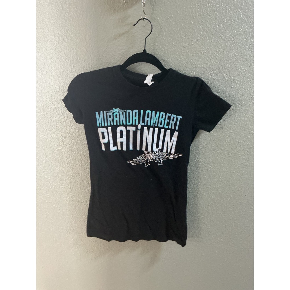 Miranda Lambert Platinum T-Shirt Womens Medium Black Excellent Country Concert